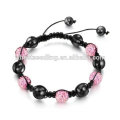 Newest fashion wholesale personalized shamballa bracelets